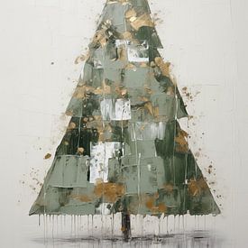 Christmas tree abstract by Imagine