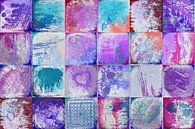 Collage met paars roze kleuren van Rietje Bulthuis thumbnail