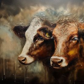 Vache 2 (version 2) sur Marjolein Deelen