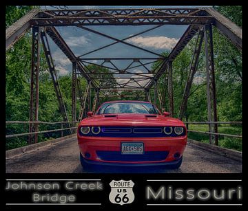 Johnson creek brug, Missouri van Humphry Jacobs