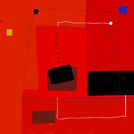 Abstractie 9 van Martin Groenhout