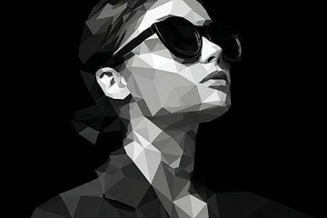 Abstract portrait artwork - Modern wall decoration by SPEQ ART