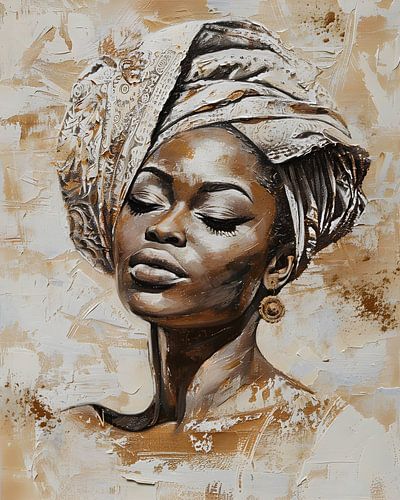 Portrait femme africaine