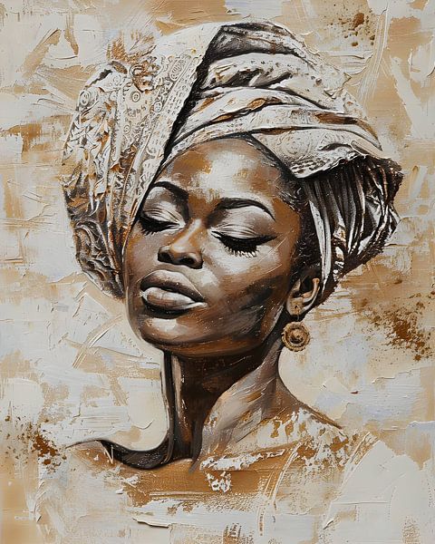 Portrait African woman by But First Framing