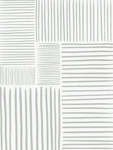 Minimal Lines NO.2 | Salbei Grün