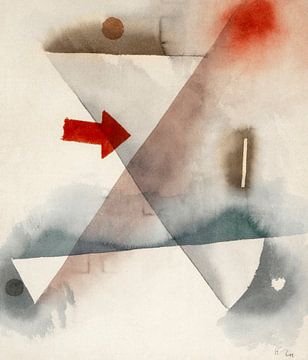 Chimes (1928) painting by Paul Klee. by Studio POPPY