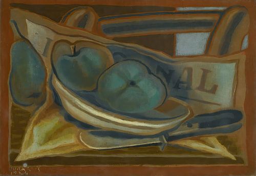 De appels (1924) door Juan Gris