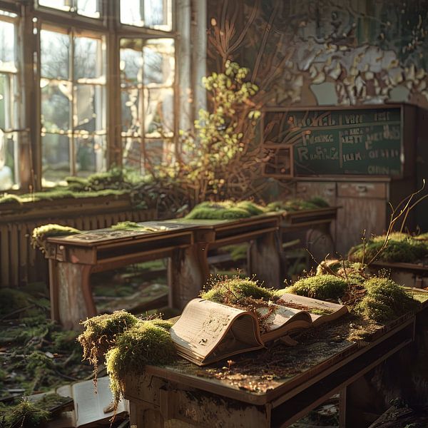 Lost Places: Classroom by Poster Art Shop