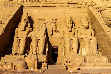 Tempel van Ramses van Abu Simbel van Roland Brack