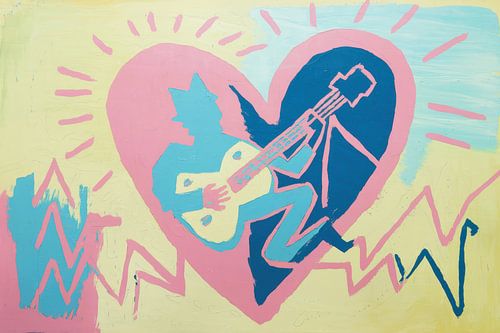 Playful guitarist at heart by Imperial Art House
