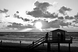 Sunset before Westerland by Norbert Sülzner