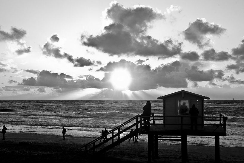 Sunset before Westerland by Norbert Sülzner