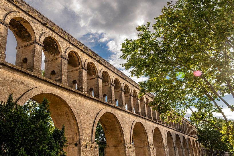 Aqueduct in Montpellier by Dieter Walther