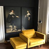Klantfoto: Marten Soolmans van Rembrandt van Rijn, op canvas