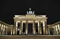 Winter night at the Brandenburg Gate