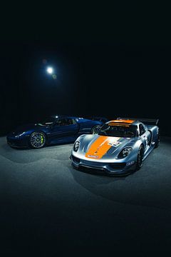 Porsche 918 RSR Dark Room van Thijs Oorschot