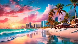 Miami Beach en vintage sur Mustafa Kurnaz