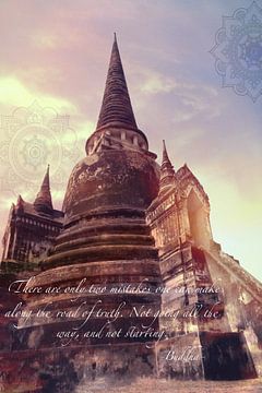 Tempel in Thailand van Misja Vermeulen