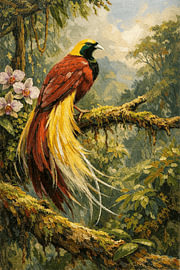 Bird-of-Paradise of Papua by Vínculae