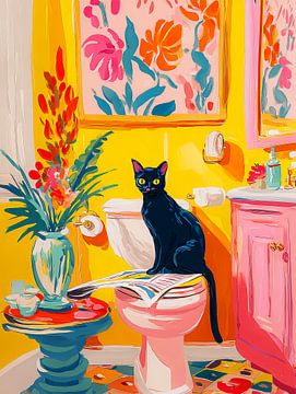 Bathroom Break - Mischief in Colour