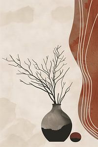 Minimalistische Vase