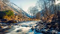 Kaprun, une rivière au débit rapide par Martijn van Dellen Aperçu