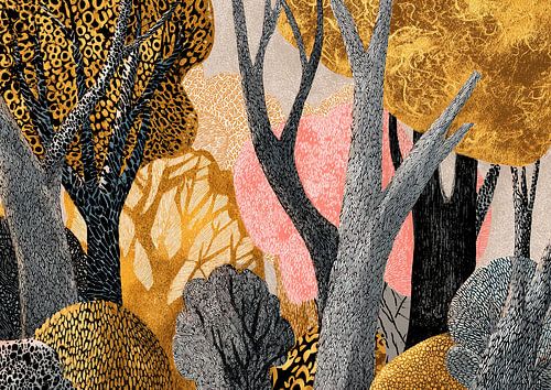 Goldene Bäume | Goldener Wald