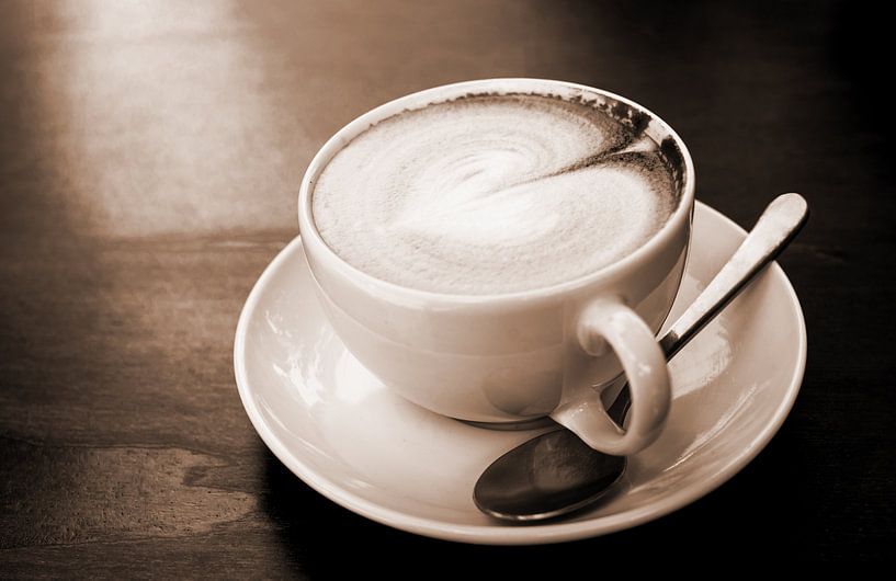Coffee with heart by C. Nass