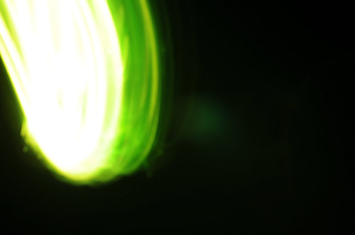 Playing with green light