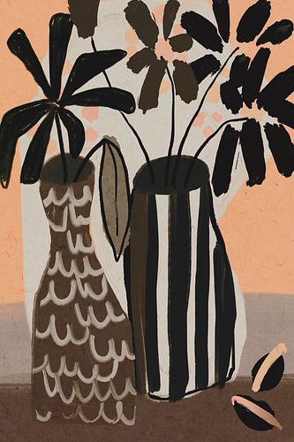 Nature morte avec des vases