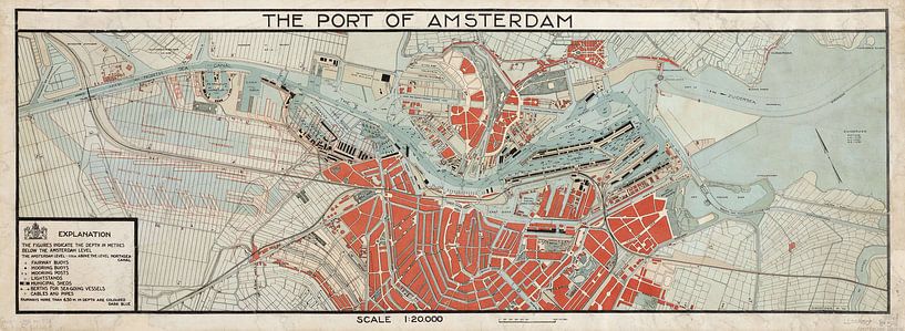 The port of Amsterdam by Rebel Ontwerp