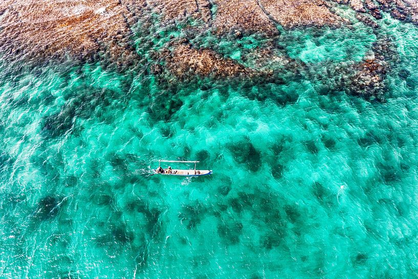 Aerial Summer – Lagon émeraude par Philippe HUGONNARD