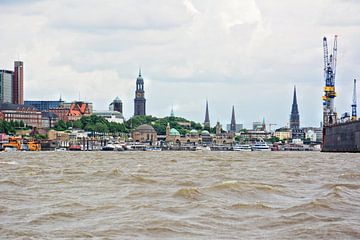 The Cityscape of Hamburg van Gisela Scheffbuch