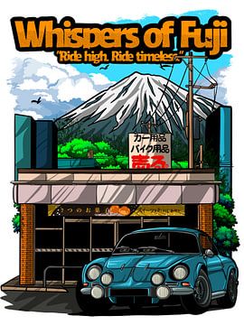 WHISPERS OF FUJI -Rijd hoog, rijd tijdloos van Coretan Vector