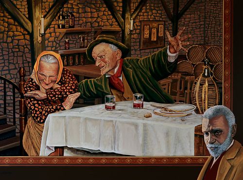 The Joker van Bellei Schilderij