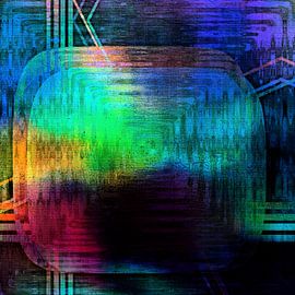 1950er Geometrie Abstrakt von Mad Dog Art