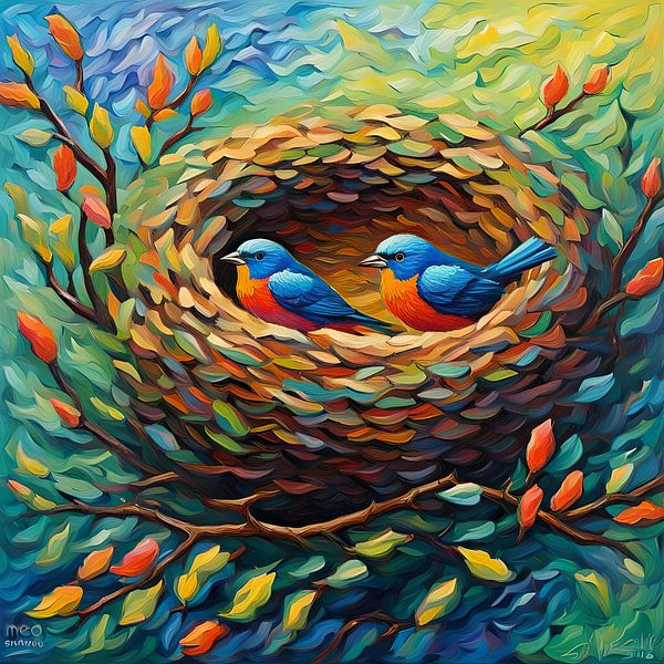 Vogels in de lente van WvW