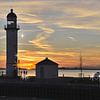 Vuurtoren Hellevoetsluis 3 van Europhoto Netherlands