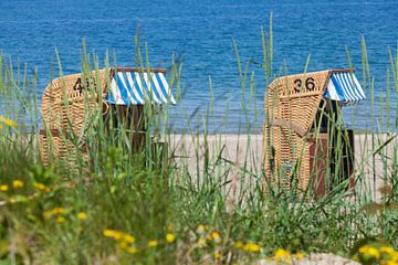 Chaises de plage à Timmendorfer Strand sur Torsten Krüger