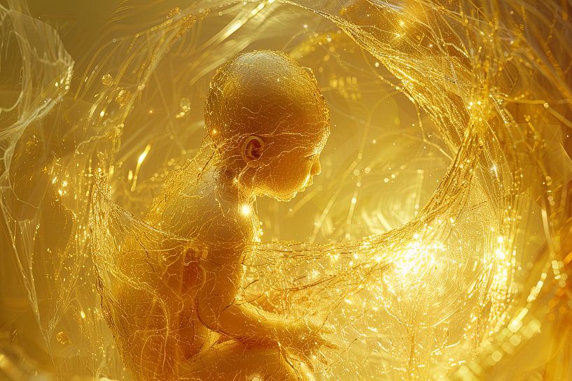 baby in womb by Egon Zitter