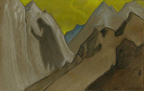 Nicholas Roerich - L'ombre du professeur sur Peter Balan