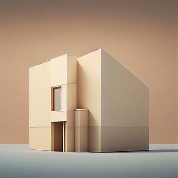 Abstract en Stilistisch huis van Maarten Knops