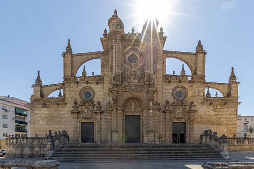 Collegiale kerk van Onze-Lieve-Vrouw van Sint Salvador in Jerez de la Frontera, provincie Cádiz, Andalusië, Spanje