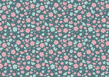 Wildblumen grün rosa