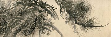 Dai Jin,Ink Pine Tree, Chinese Art Prints