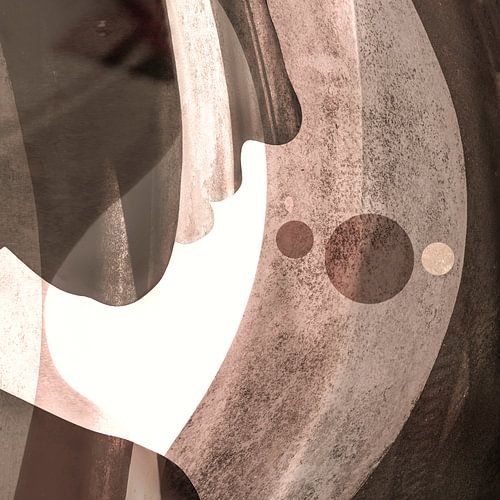 Silhouette. Modern Abstract. Portrait.