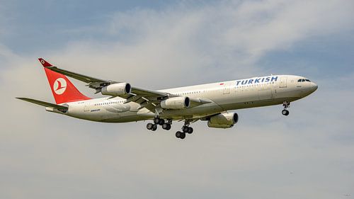 Turkish Airlines Airbus A340-300 passagiersvliegtuig.