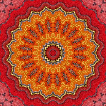 Mandala Mosaik  5 van Marion Tenbergen