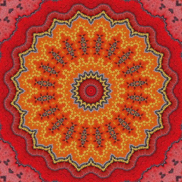 Mandala Mosaik  5 van Marion Tenbergen