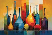 Bottles abstract
